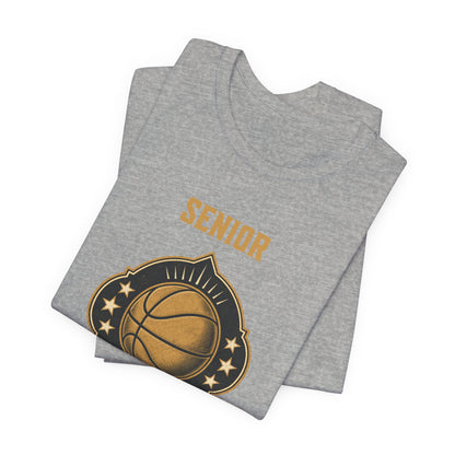 Senior Night Basketball T-Shirt | Gold & Black Hooper Tee | Perfect Gift