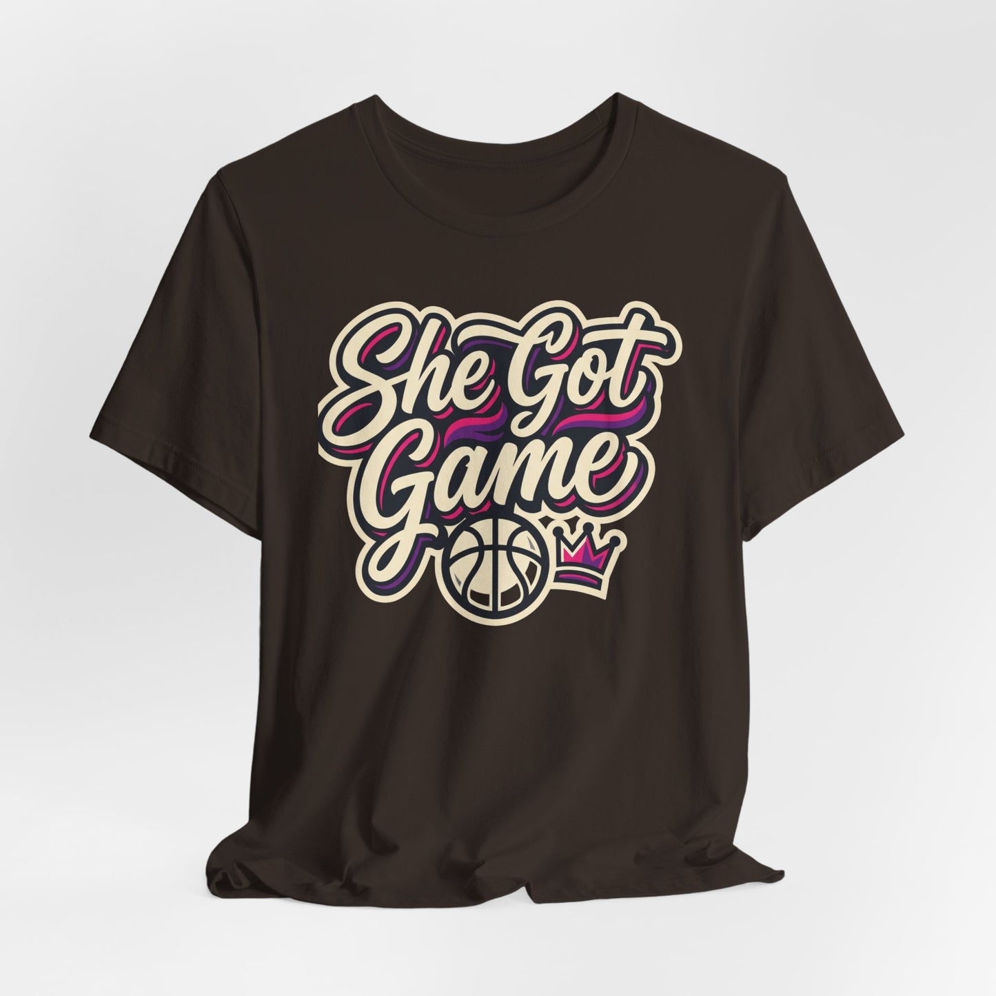 She Got Game Basketball T-Shirt | Women's Hoops Tee | Perfect Gift for Female Players