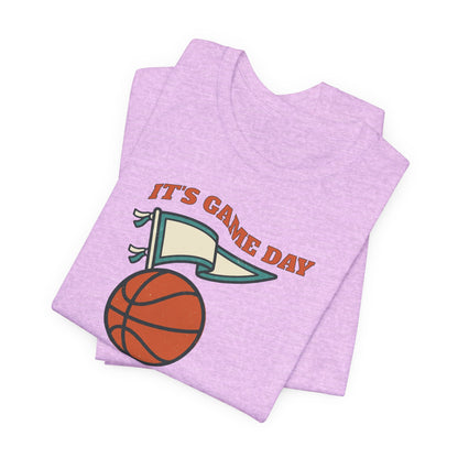 It's Gameday Basketball T-Shirt | Pennant Flag Tee | Perfect Gift for Hoopers