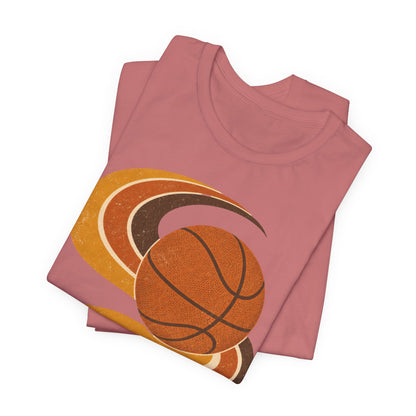 Retro Throwback Ball Basketball T-Shirt | Vintage Vibes Tee | Perfect Gift