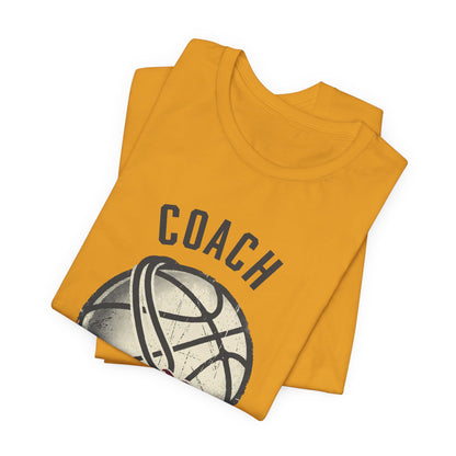 Coach Life Basketball T-Shirt | Whistle & Ball Tee | Perfect Gift for Coaches