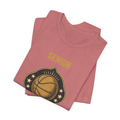Senior Night Basketball T-Shirt | Gold & Black Hooper Tee | Perfect Gift