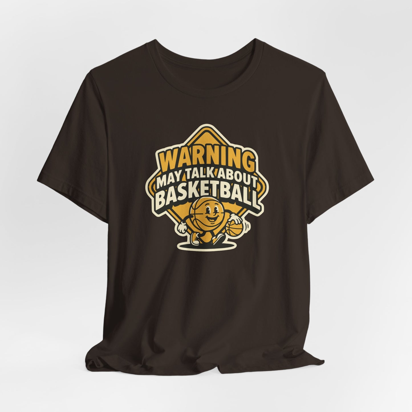 Warning: May Talk About Basketball T-Shirt | Witziger Hooper Tee | Geschenk