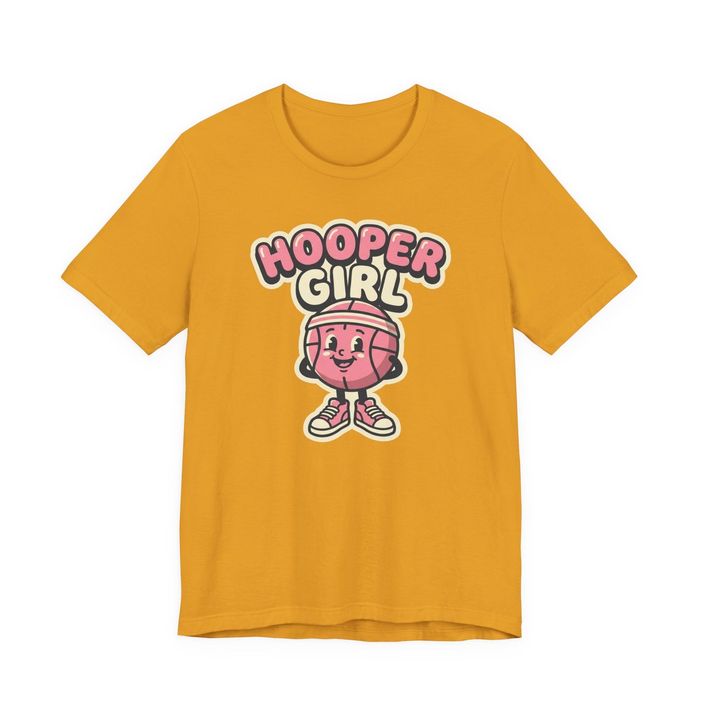 Hooper Girl Basketball T-Shirt | Retro Cartoon Tee | Perfect Gift for Female Players