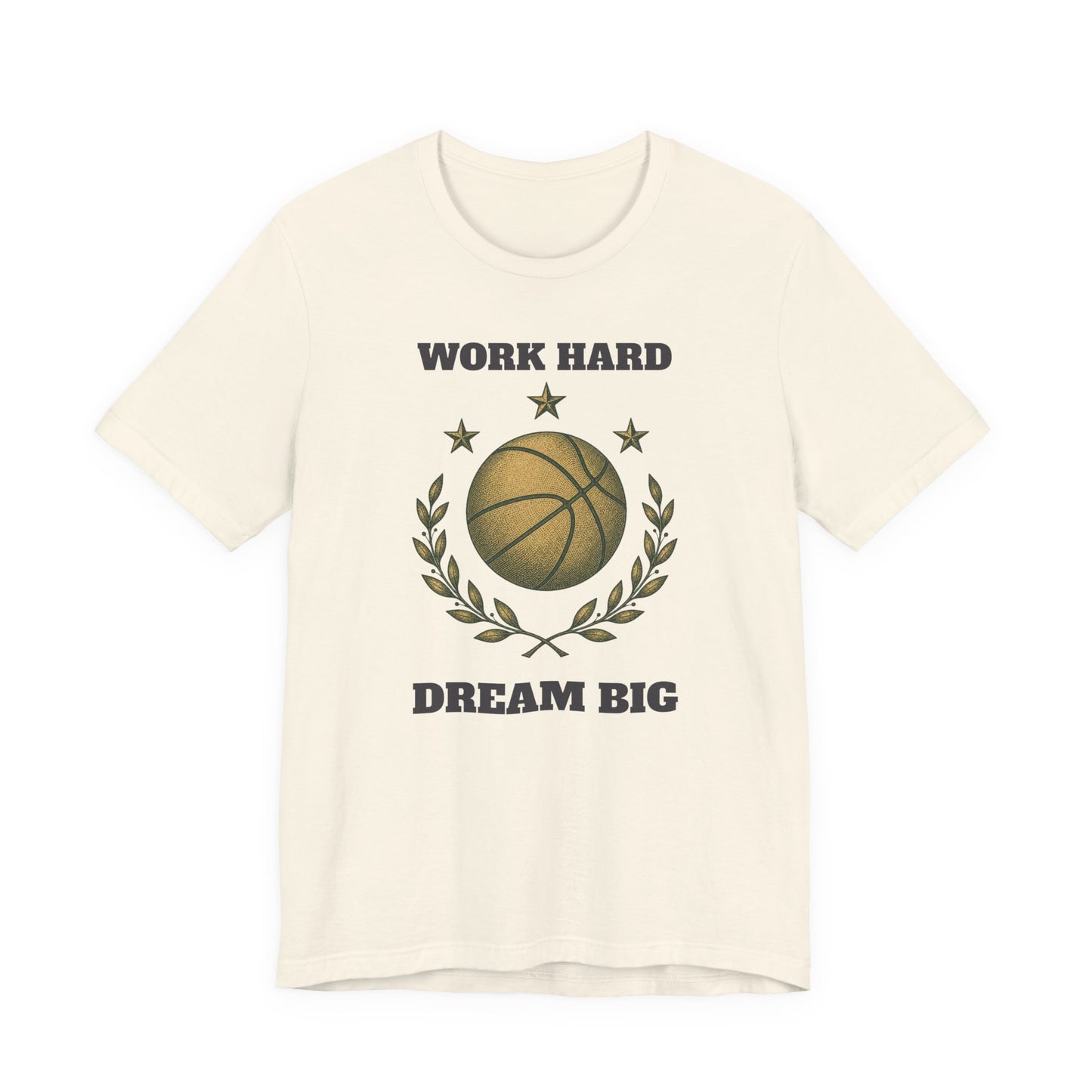 Work Hard Dream Big Basketball T-Shirt | Motivations-Hooper Tee | Perfektes Geschenk