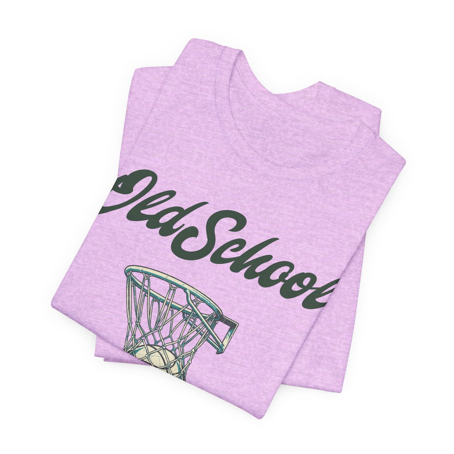 Old School Hoops Basketball T-Shirt | Retro Rim Tee | Geschenk für Baller