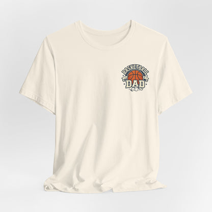 Basketball Dad Vintage T-Shirt | Coach Tee with Ball Graphic | Perfect Dad Gift