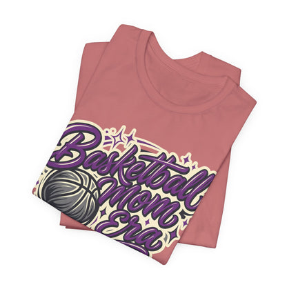 Basketball Mom Era T-Shirt | Purple Retro Tee | Perfect Gift for Basketball Moms