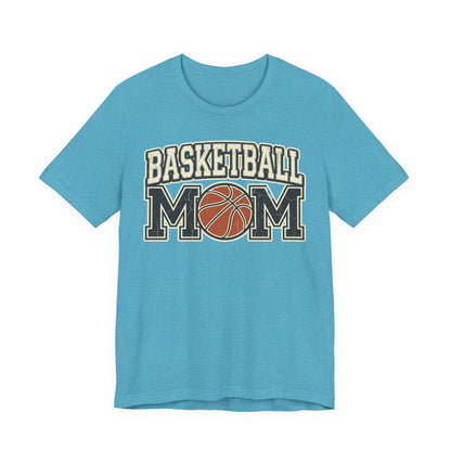 Basketball Mom Vintage Tee | Retro Ball Graphic T-Shirt | Perfect Gift for Hooper Parents