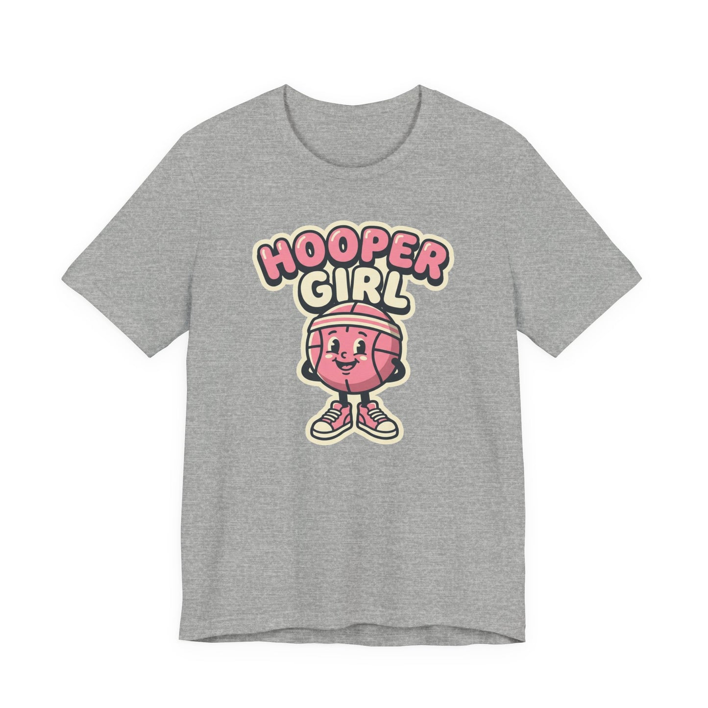 Hooper Girl Basketball T-Shirt | Retro Cartoon Tee | Perfect Gift for Female Players