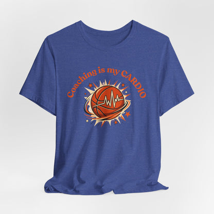 Coaching is My Cardio Basketball T-Shirt | Coach Tee | Perfect Gift