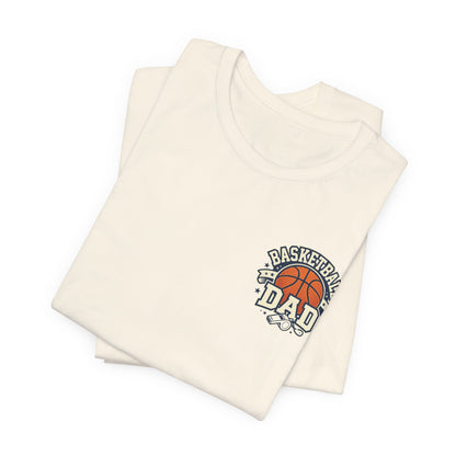 Basketball Dad Vintage T-Shirt | Coach Tee with Ball Graphic | Perfect Dad Gift