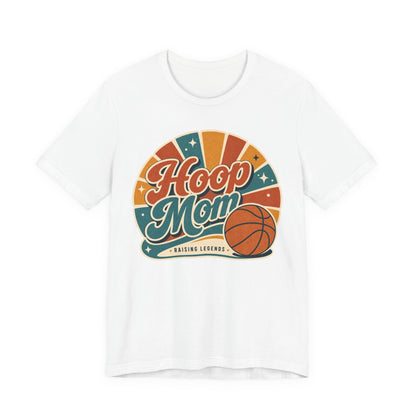 Hoop Mom Raising Legends Basketball T-Shirt | Retro Tee | Perfect Gift for Basketball Moms
