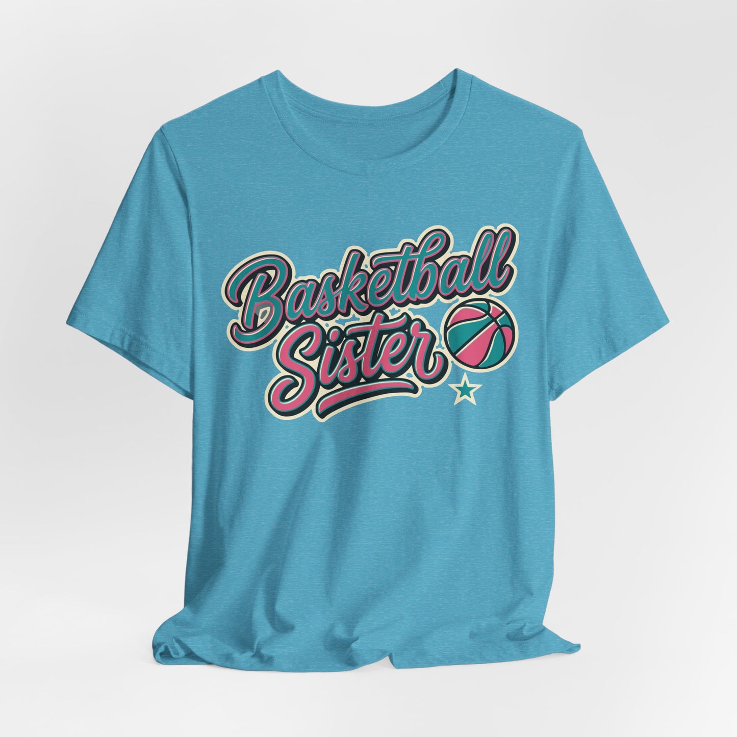 Basketball Sister Retro T-Shirt | Hooperin Tee | Perfektes Geschenk