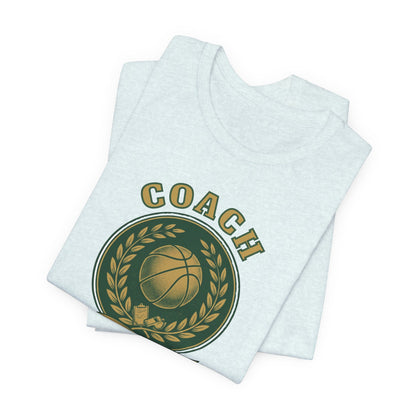 Best Coach Ever Basketball T-Shirt | Coach Crest Tee | Perfect Gift for Coaches