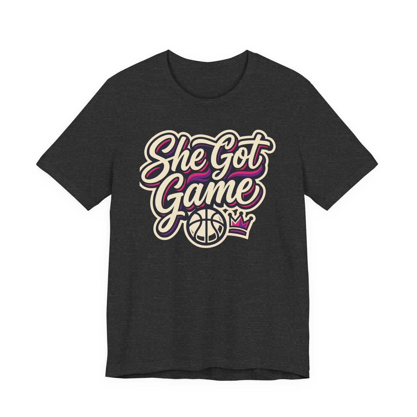 She Got Game Basketball T-Shirt | Women's Hoops Tee | Perfect Gift for Female Players