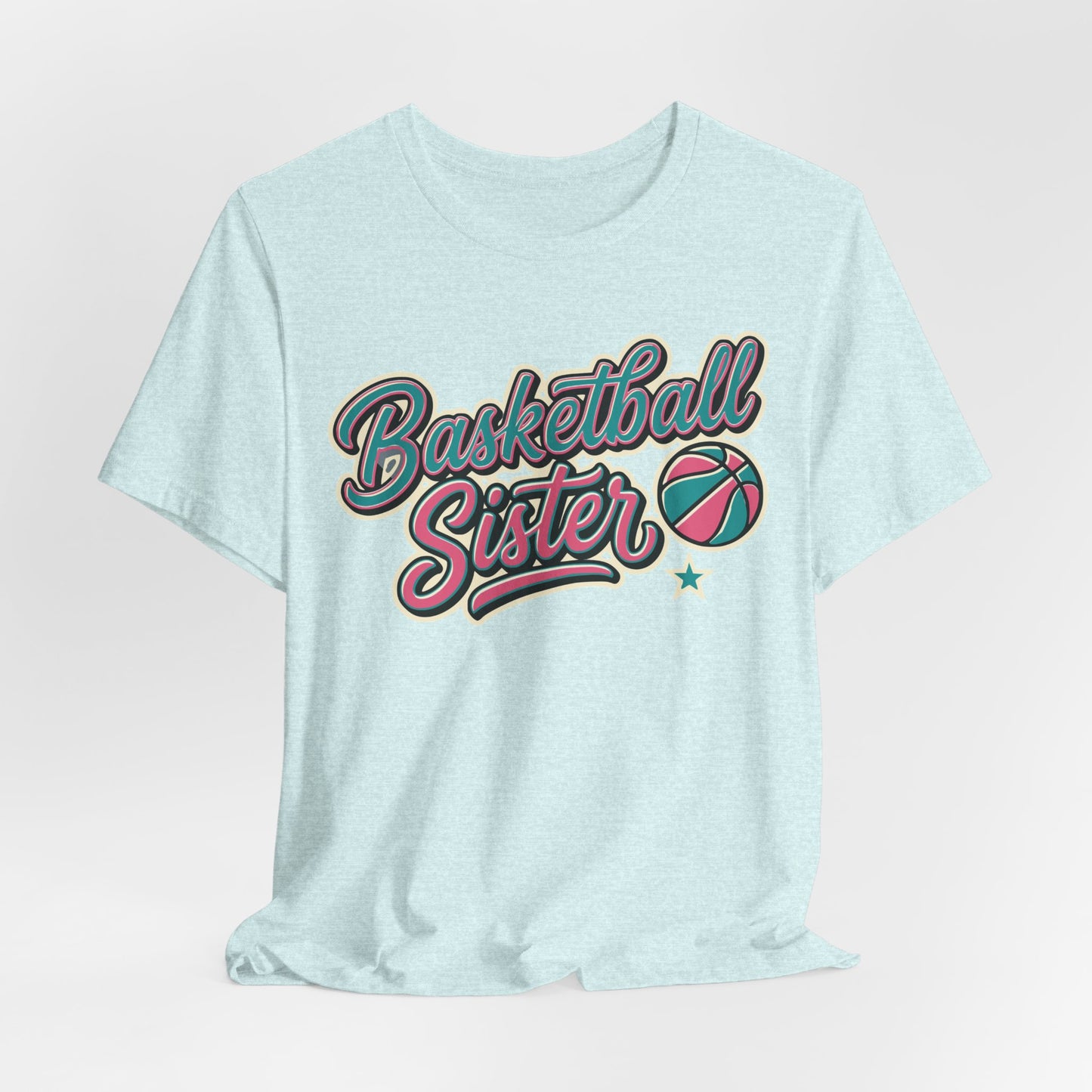 Basketball Sister Retro T-Shirt | Hooperin Tee | Perfektes Geschenk