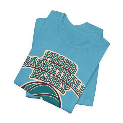 Proud Basketball Family T-Shirt | Vintage Hooper Tee | Perfect Gift for Players