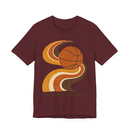 Retro Throwback Ball Basketball T-Shirt | Vintage Vibes Tee | Perfect Gift