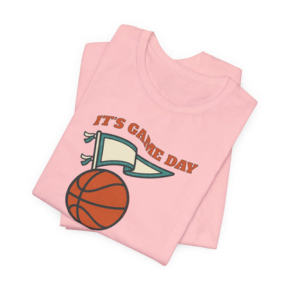 It's Gameday Basketball T-Shirt | Pennant Flag Tee | Perfect Gift for Hoopers