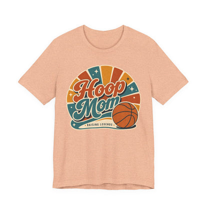 Hoop Mom Raising Legends Basketball T-Shirt | Retro Tee | Perfect Gift for Basketball Moms
