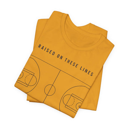 Home Court Basketball T-Shirt | Minimalist Basketball Court Map Tee | Premium Hoops Streetwear