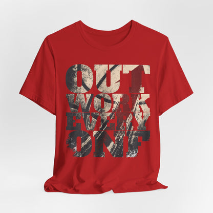 Outwork Everyone Basketball T-Shirt | Grind Motivation Tee | Gym Gift