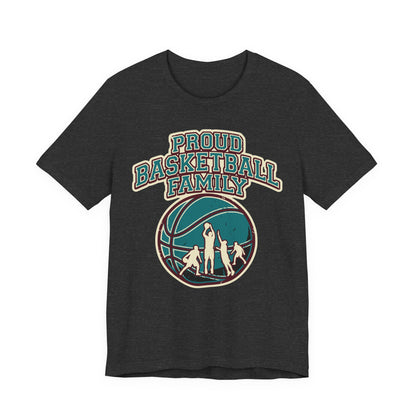 Proud Basketball Family T-Shirt | Vintage Hooper Tee | Perfect Gift for Players