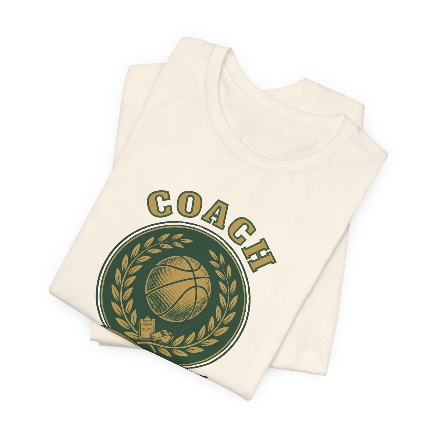 Best Coach Ever Basketball T-Shirt | Coach Crest Tee | Perfect Gift for Coaches