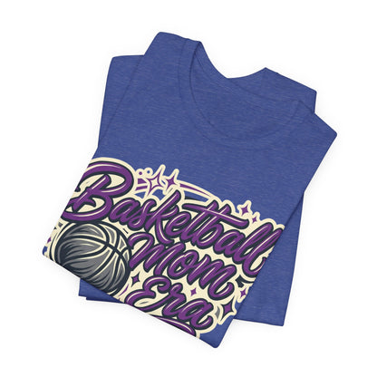Basketball Mom Era T-Shirt | Purple Retro Tee | Perfect Gift for Basketball Moms