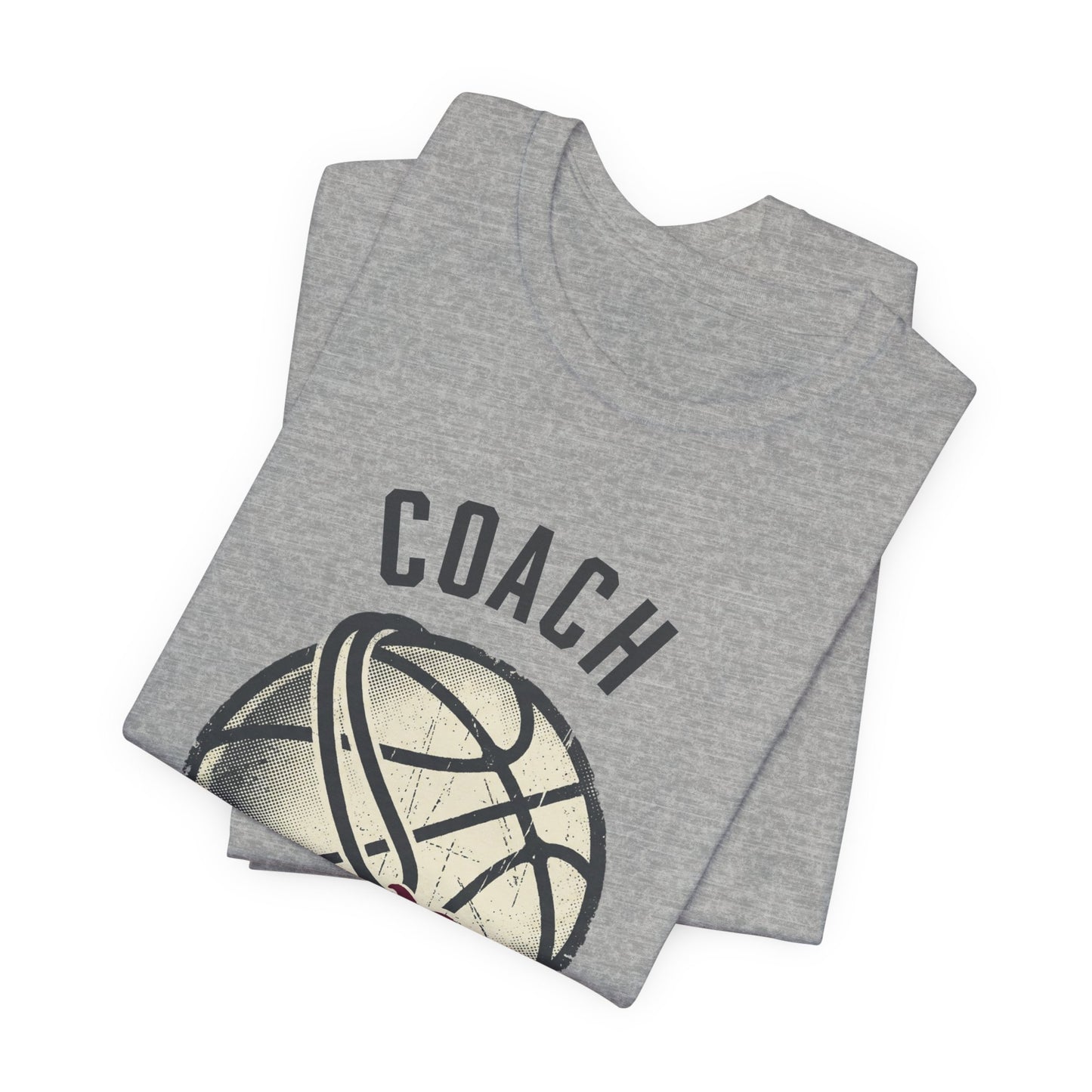 Coach Life Basketball T-Shirt | Whistle & Ball Tee | Perfect Gift for Coaches