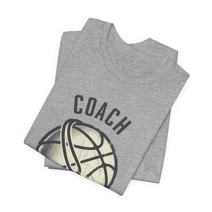 Coach Life Basketball T-Shirt | Whistle & Ball Tee | Perfect Gift for Coaches