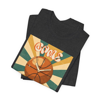 Game Time Basketball Clock T-Shirt | Retro Hooper Tee | Perfect Gift for Ball Players