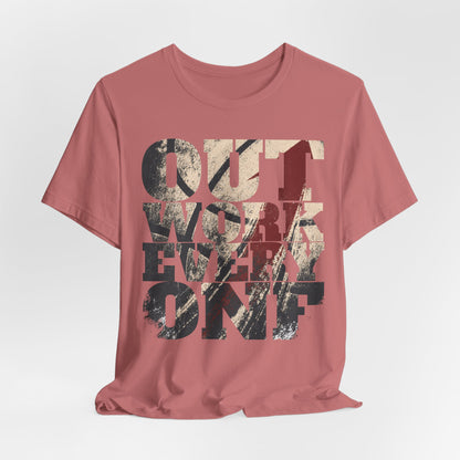 Outwork Everyone Basketball T-Shirt | Grind Motivation Tee | Gym Gift