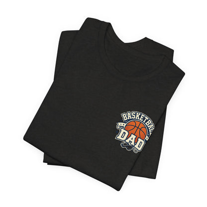 Basketball Dad Vintage T-Shirt | Coach Tee with Ball Graphic | Perfect Dad Gift