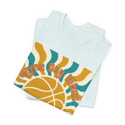 Game Day Vibes Basketball T-Shirt | Retro Hoops Tee | Perfect Gift for Ballers