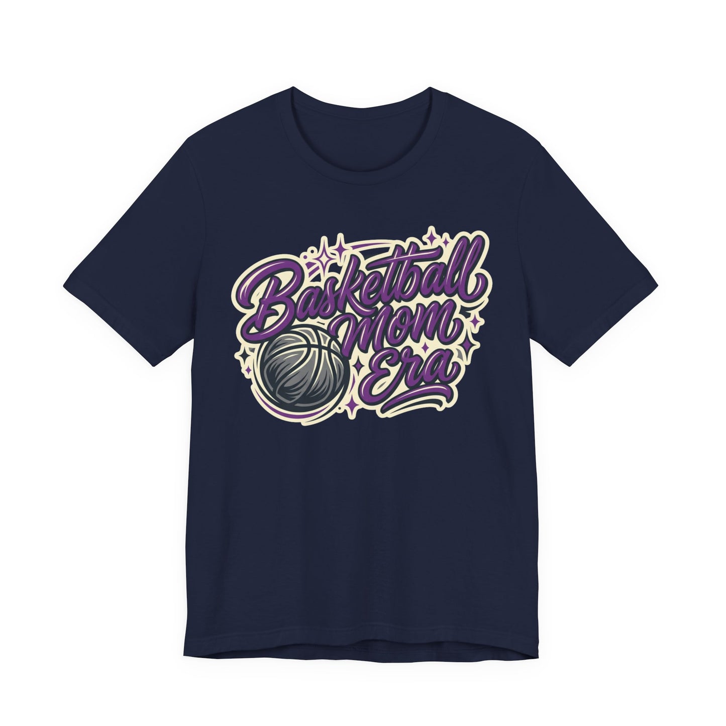 Basketball Mom Era T-Shirt | Lila Retro Tee | Perfektes Geschenk für Basketball-Mütter