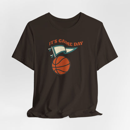 It's Gameday Basketball T-Shirt | Pennant Flag Tee | Perfect Gift for Hoopers