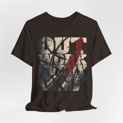 Outwork Everyone Basketball T-Shirt | Grind Motivation Tee | Gym Gift