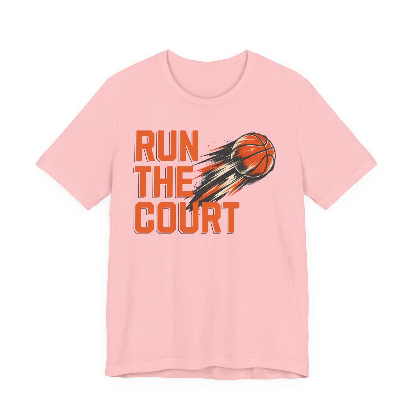 Run The Court Basketball T-Shirt | Motion Hooper Tee | Perfect Gift for Players