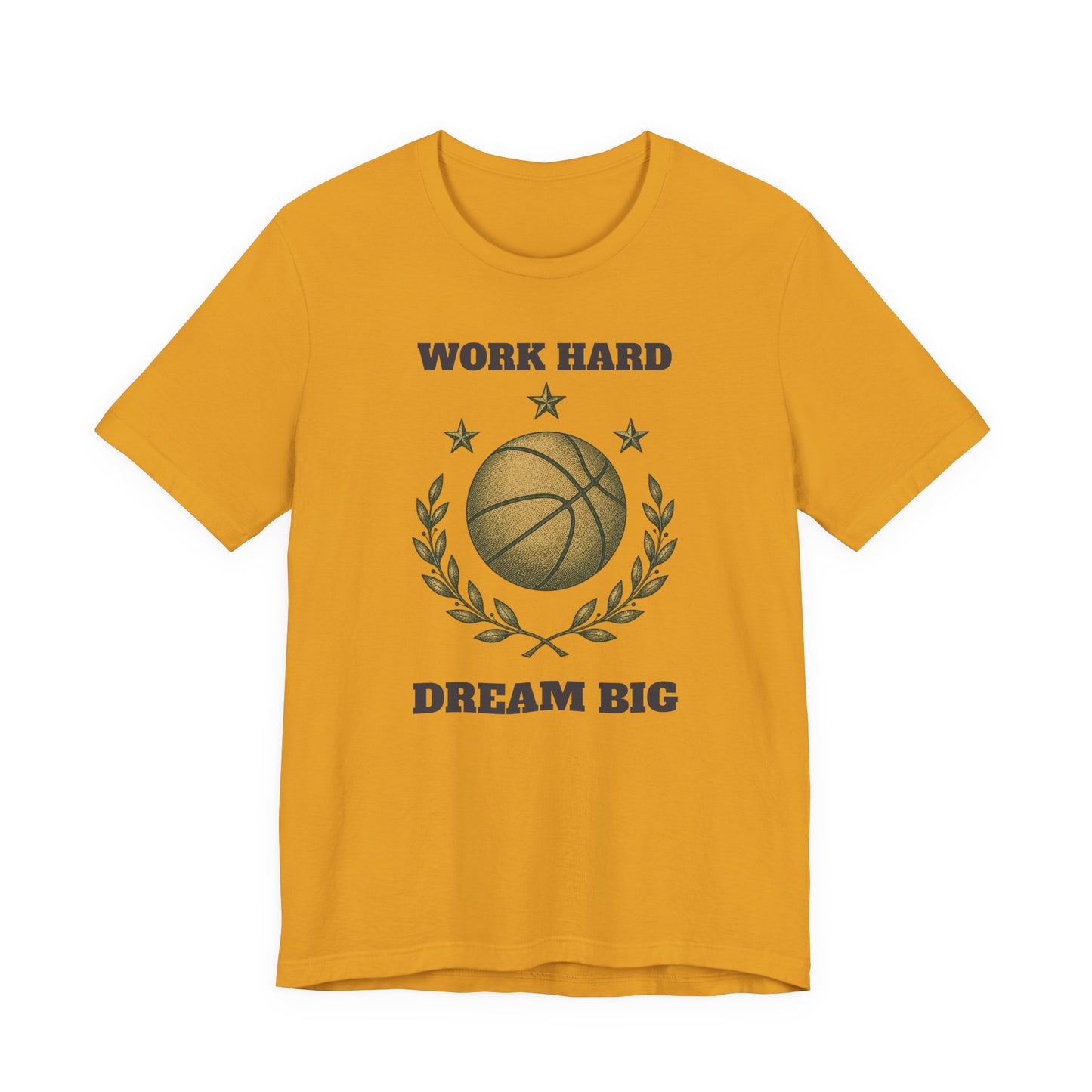Work Hard Dream Big Basketball T-Shirt | Motivations-Hooper Tee | Perfektes Geschenk