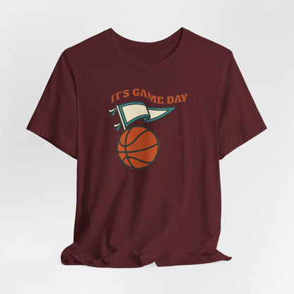 It's Gameday Basketball T-Shirt | Pennant Flag Tee | Perfect Gift for Hoopers