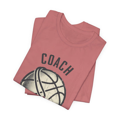Coach Life Basketball T-Shirt | Whistle & Ball Tee | Perfect Gift for Coaches