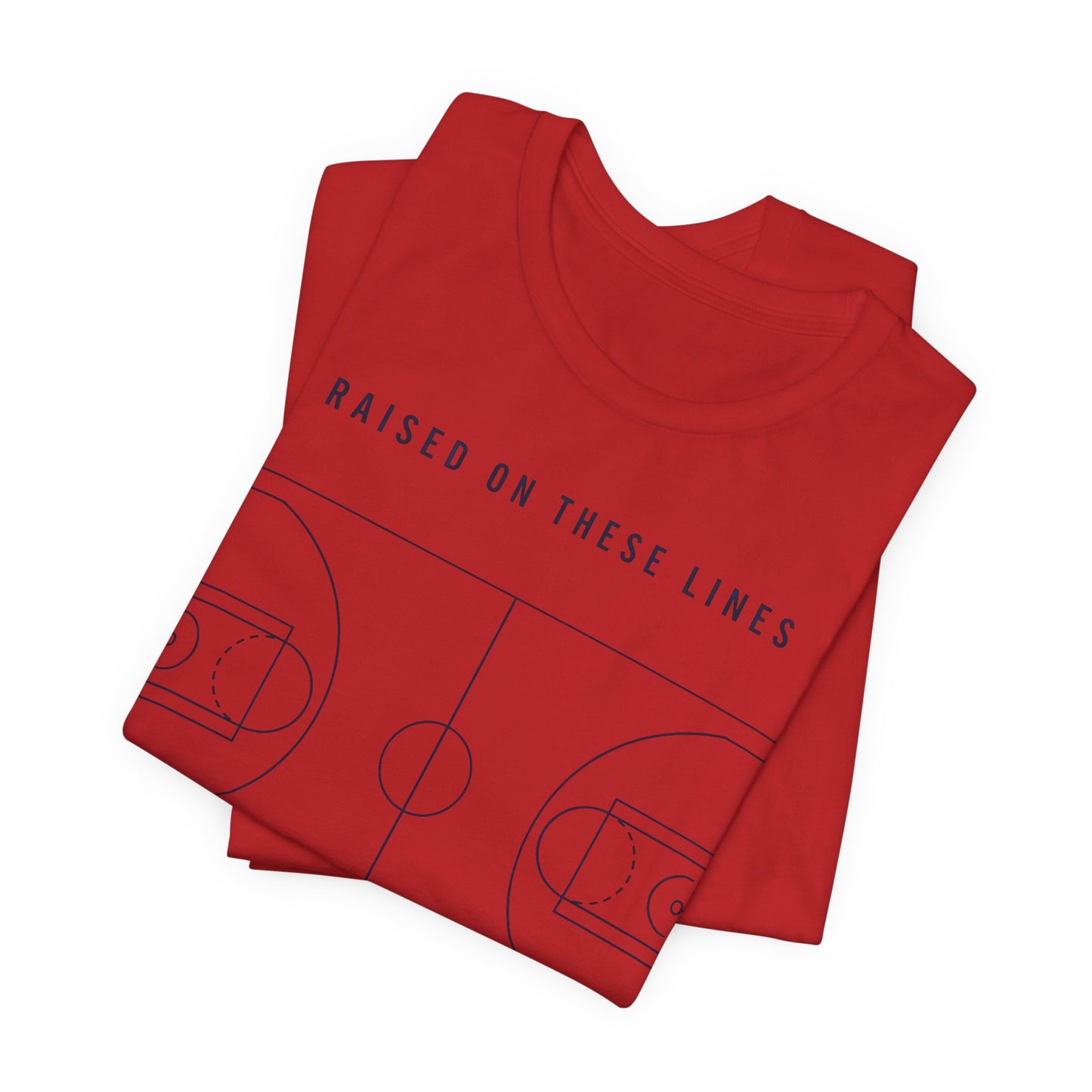 Home Court Basketball T-Shirt | Minimalistisches Basketballplatz-Shirt | Premium Hoops Streetwear