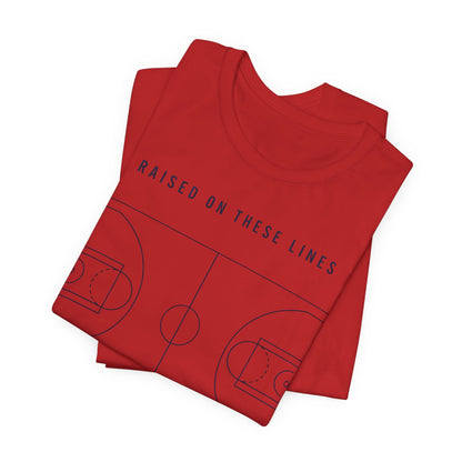 Home Court Basketball T-Shirt | Minimalist Basketball Court Map Tee | Premium Hoops Streetwear