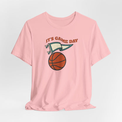 It's Gameday Basketball T-Shirt | Pennant Flag Tee | Perfect Gift for Hoopers