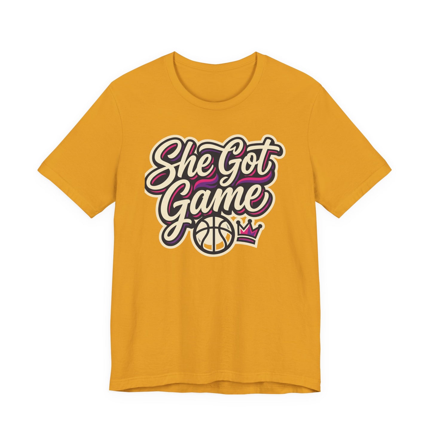She Got Game Basketball T-Shirt | Women's Hoops Tee | Perfect Gift for Female Players