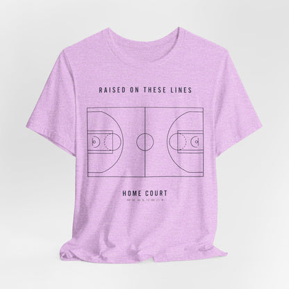 Home Court Basketball T-Shirt | Minimalist Basketball Court Map Tee | Premium Hoops Streetwear