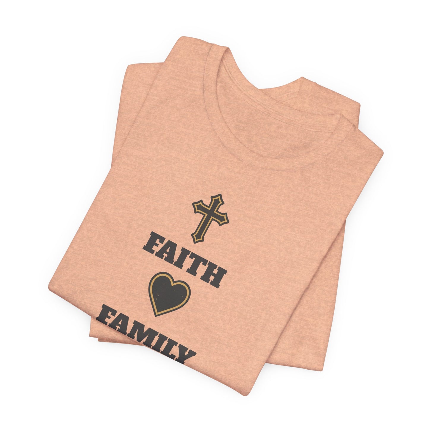 Faith Family Basketball T-Shirt | Inspirations-Hooper Tee | Geschenk für Spieler
