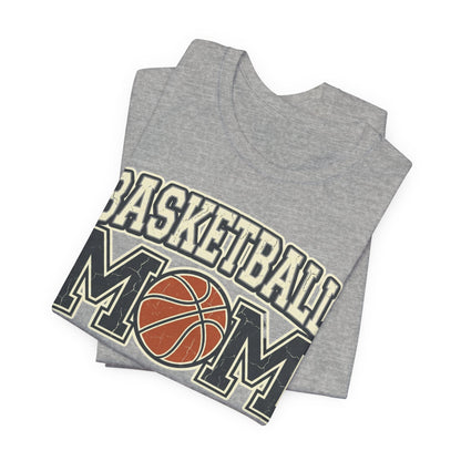Basketball Mom Vintage Tee | Retro Ball Graphic T-Shirt | Perfect Gift for Hooper Parents
